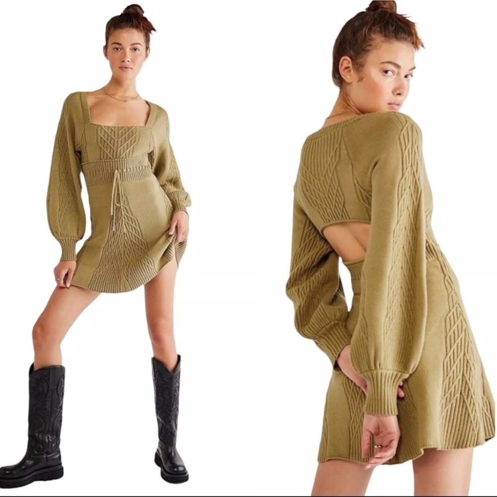 Free People Emmaline Knit Mini Dress